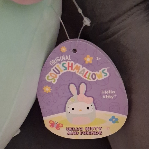 Squishmallows Mint Green and Pink Bunny Plush - Picture 2 of 2
